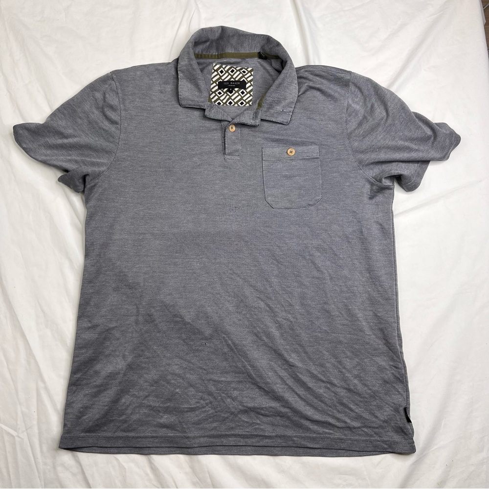 Ted Baker London Bundle 2 Short Sleeve Button Collared Polo Shirt Sz 5 L100523 - Picture 7 of 11